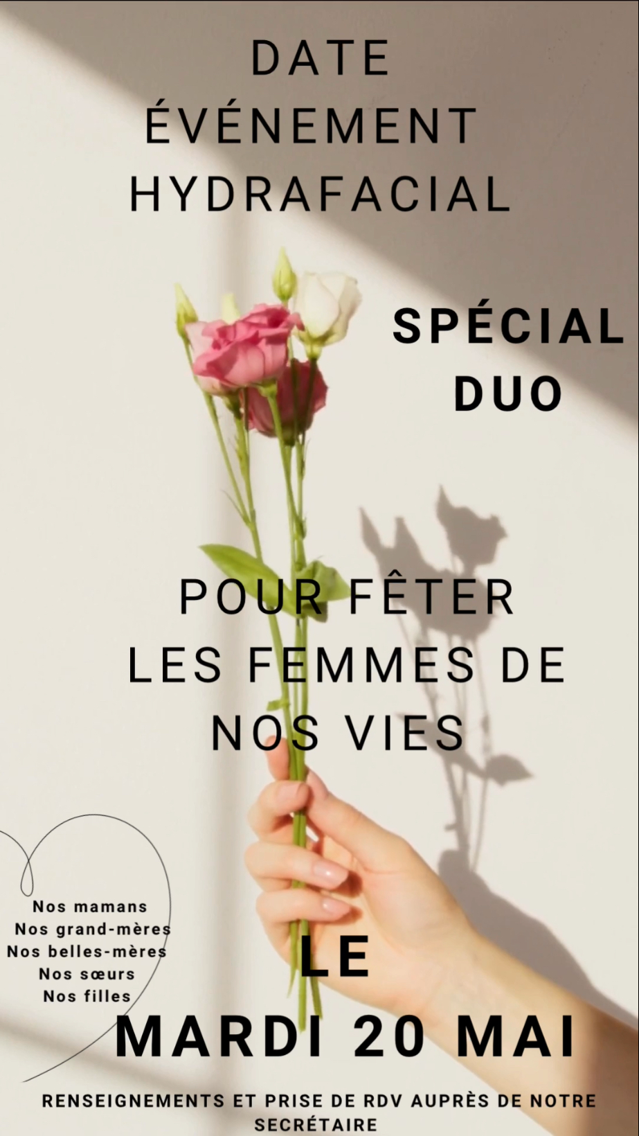 Événement Hydrafacial le mardi 20 mai de 9h à 18h